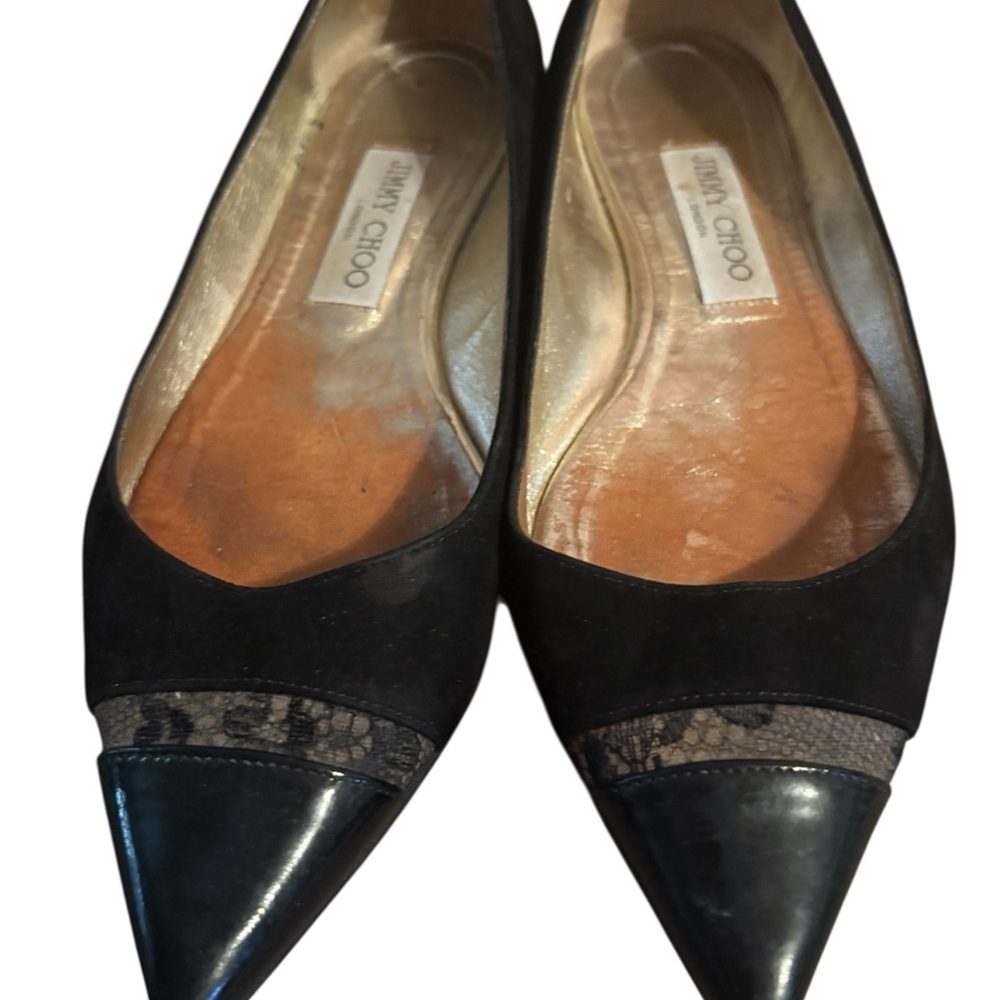 Jimmy Choo Black Flats Size 8